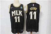 Hawks 11 Trae Young Black 2020-21 Nike City Edition Swingman Jersey,baseball caps,new era cap wholesale,wholesale hats
